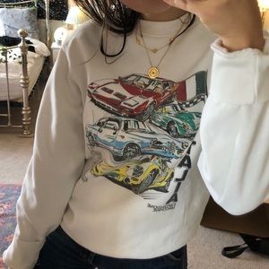 Brandy Melville Italia Cars Sweatshirt